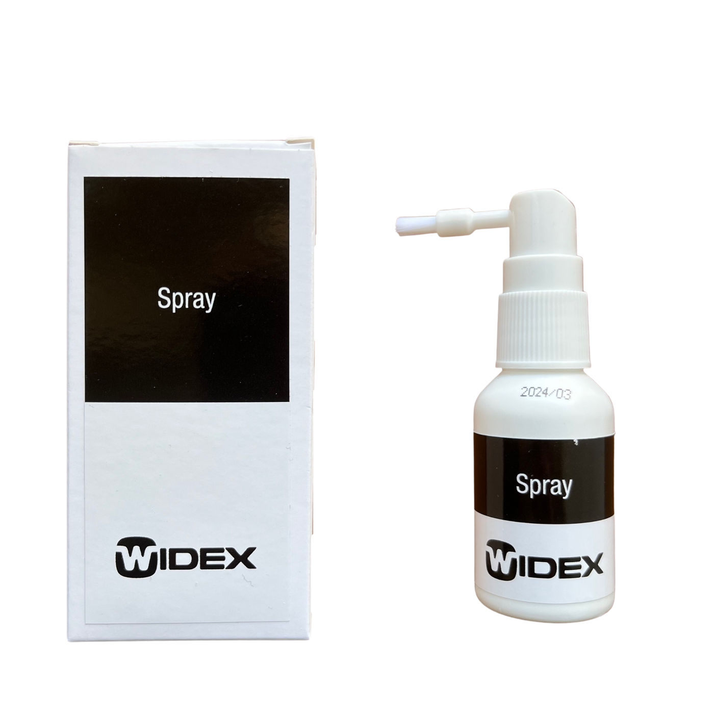 Rensespray med børste fra Widex